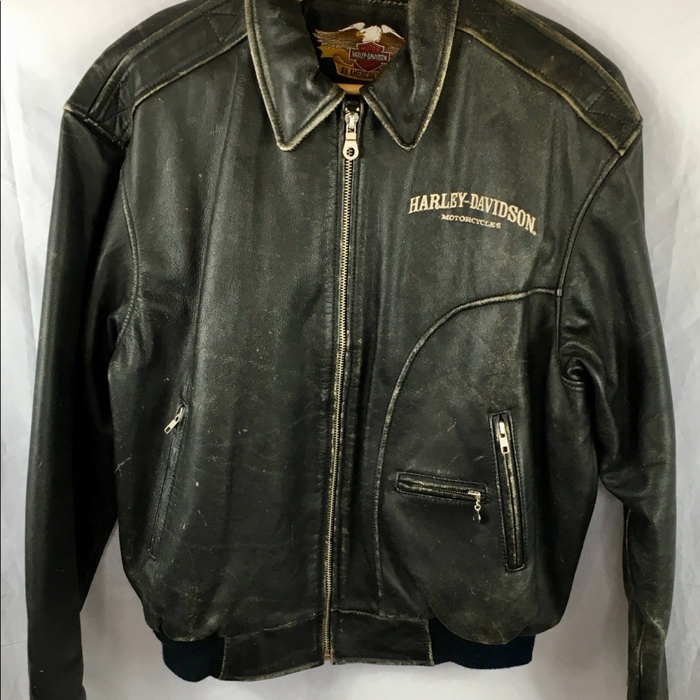 🏍HARLEY-DAVIDSON, Leather Jacket, XL
